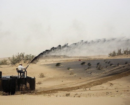 مالچ پاشی نفتی