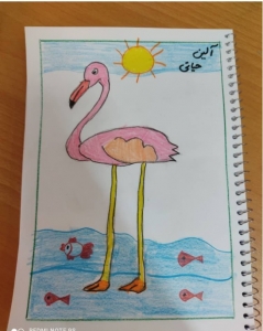 نقاشی پرنده کودک
