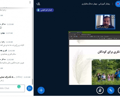 درس پرندگان دبیران انسان و محیط زیست چهارمحال و بختیاری